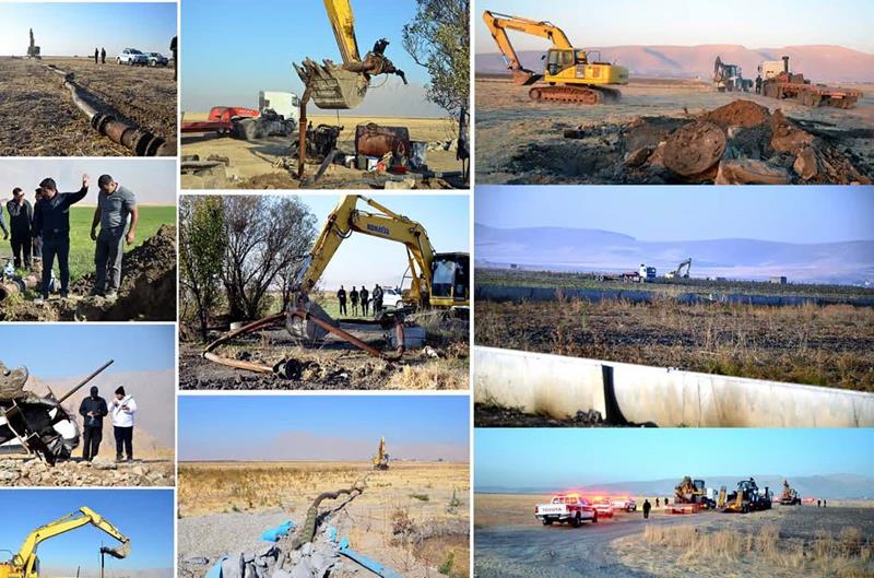 66حلقه چاه غیرمجاز طی یک روز در کرمانشاه پر شد