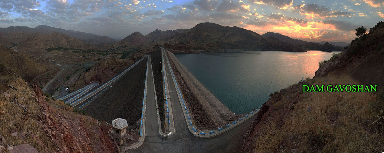 Overflow of Gavoshan Dam